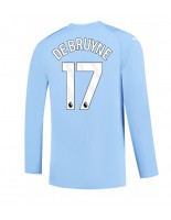 Manchester City Kevin De Bruyne #17 Kotipaita 2023-24 Pitkähihainen
